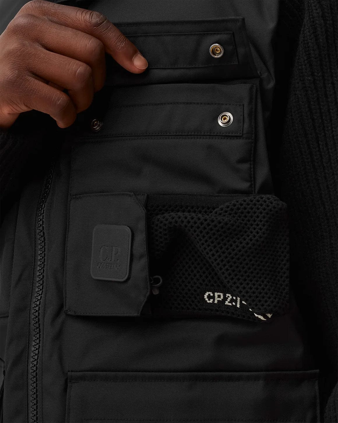CP Company Metropolis Mixed Lambswool Jacket - Men's Winter Wool Blend Coat with Detachable Hood | Perfect for Urban Commuting & Outdoor Adventures
