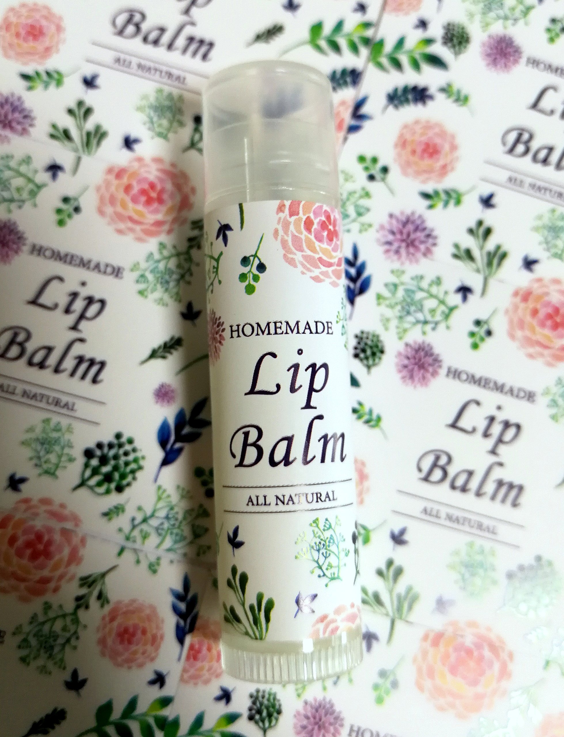 20pcs Homemade Skincare Adhesive Labels for Lip Balm, Hand Cream & Candle Containers - White Peony Design | Perfect for DIY Beauty Products, Gift Packaging & Small Business Branding