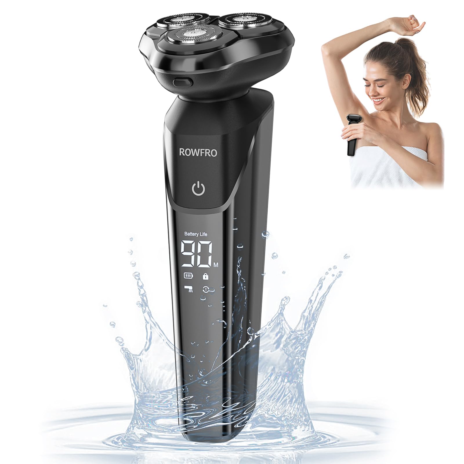 Women's Electric Razor - Cordless Wet & Dry Shaver for Smooth Legs, Arms, Armpits & Bikini Area | Fast Charging & Painless Hair Removal | Perfect for Travel, Gym & Daily Use at Home