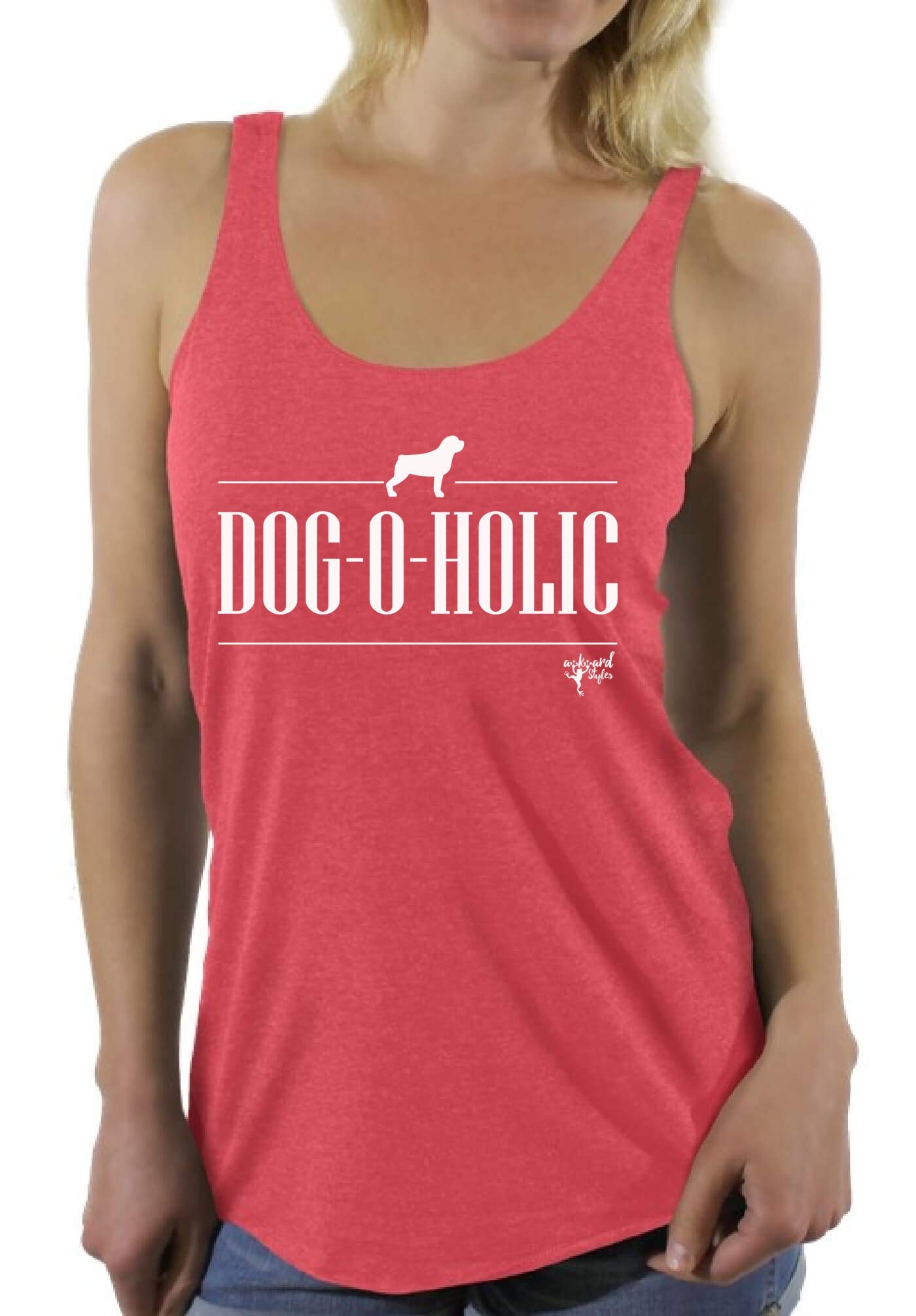 Funny Dog Lover Racerback Tank Top with Bookmark - Cute Animal Sayings for Pet Owners | Perfect for Dog Walks, Gifts & Casual Wear