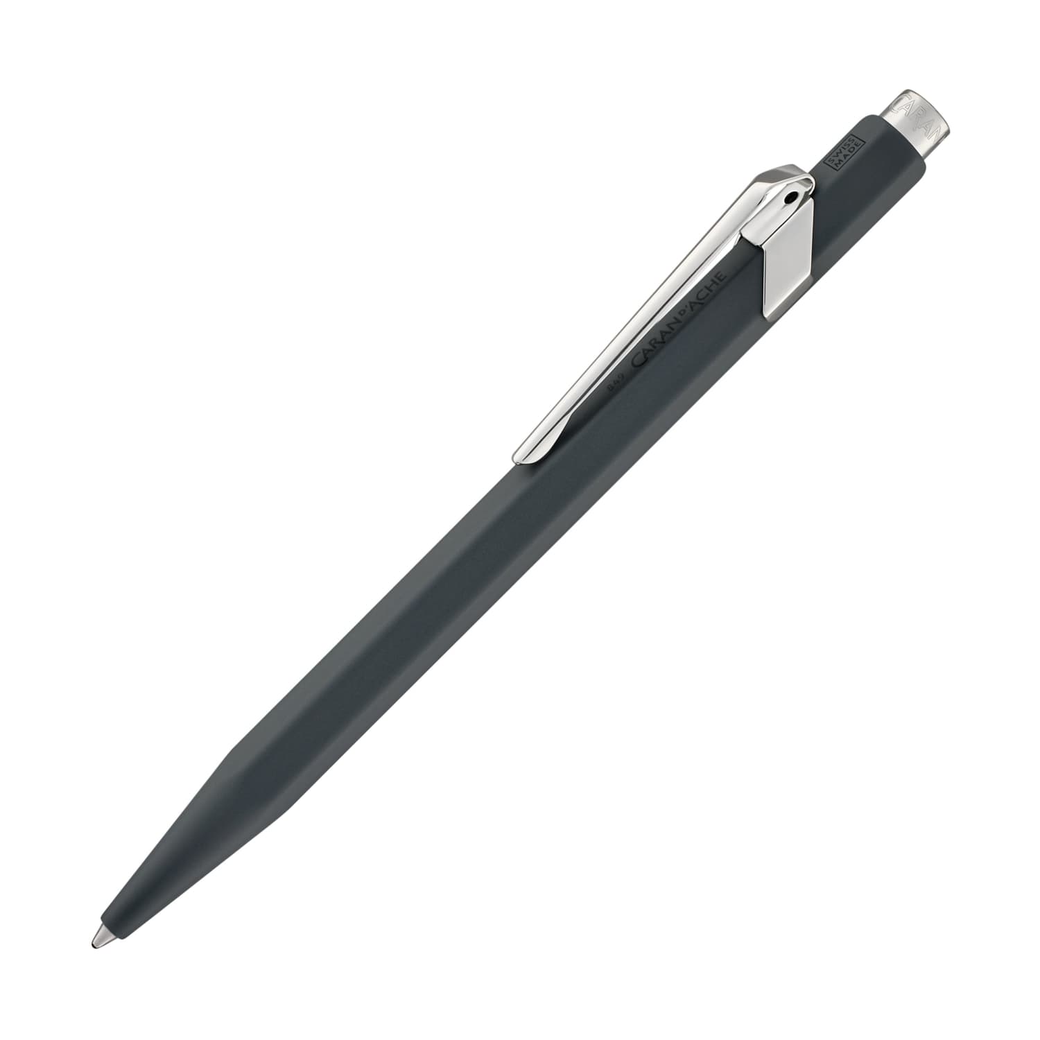 Premium Caran d'Ache 849 Metal Ballpoint Pen - Anthracite Grey | Luxury Writing Instrument for Professionals, Gifts & Everyday Use