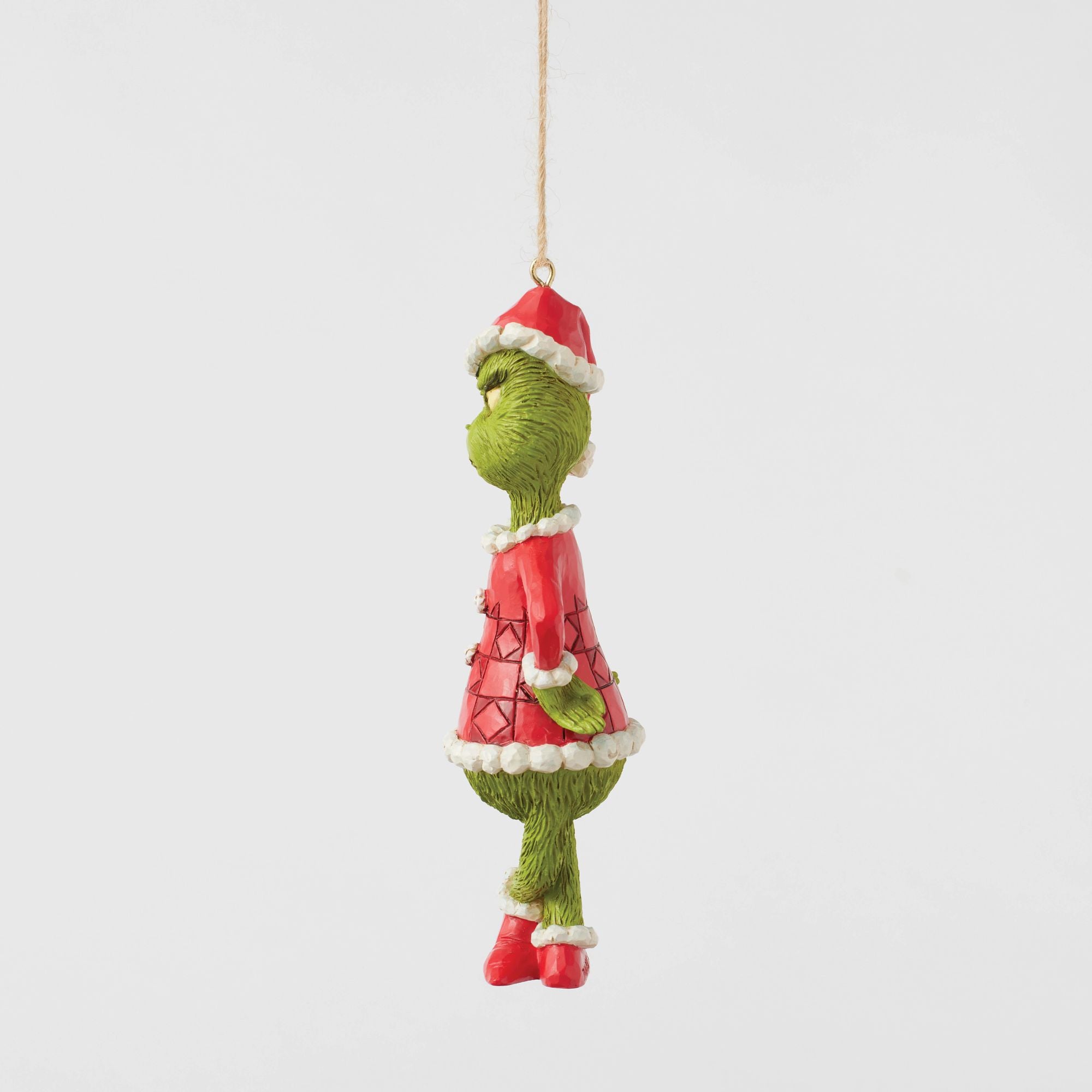 Grinch Christmas Ornament with Hands on Hips - Festive Holiday Decor for Tree, Mantel & Gift Giving