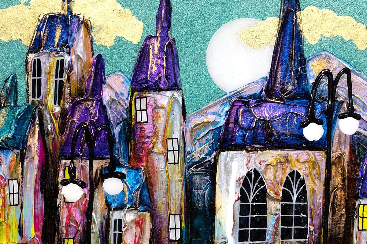 Original 'A Pleasant Place' Wall Art - Handmade Home Decor for Living Room, Bedroom & Office - Perfect Gift for Housewarming & Holidays