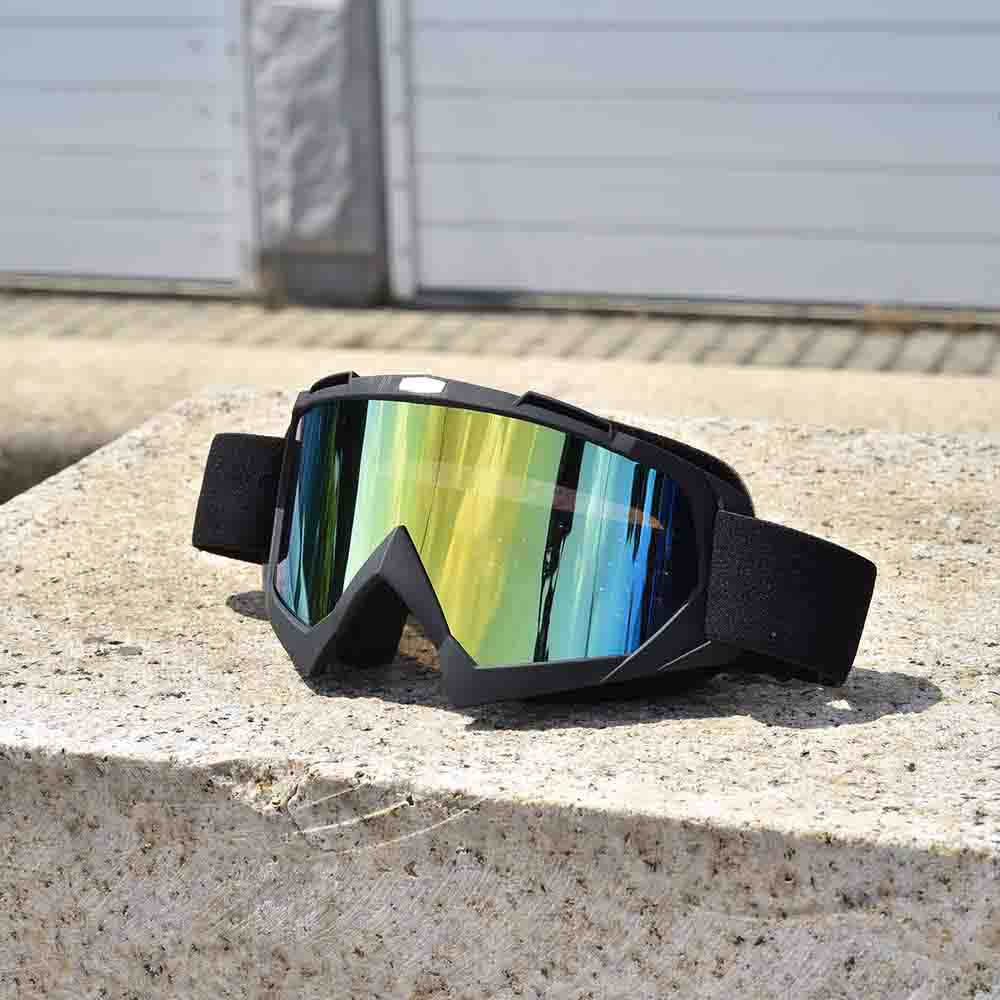 TheLAShop Bendable Dirt Bike Goggles - Motocross ATV Glasses for Men & Women - Anti-Fog UV Protection - Perfect for Off-Road Racing, Trail Riding & Outdoor Adventures