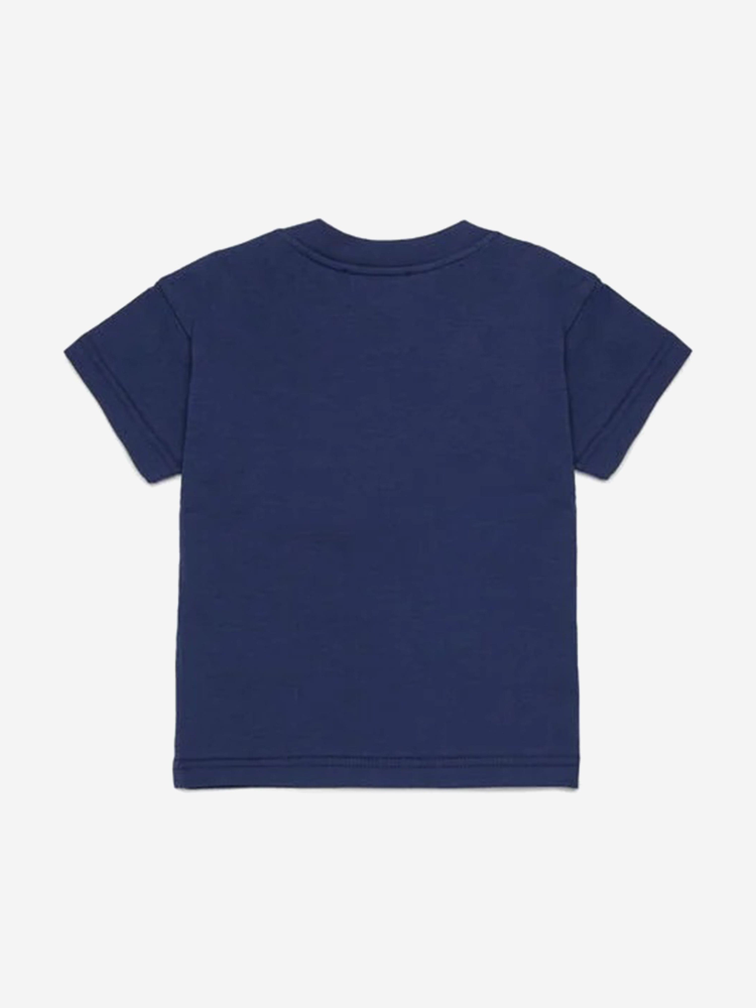 Baby Navy Logo T-Shirt - Soft Cotton Comfort for Infants & Toddlers - Perfect for Playdates, Family Outings & Photo Shoots