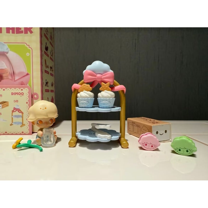 DIMOO Outing Together Series Dessert Time Blind Box Figure - Cute Collectible Vinyl Toy for Anime Fans | Perfect for Display, Gifts & Home Decor