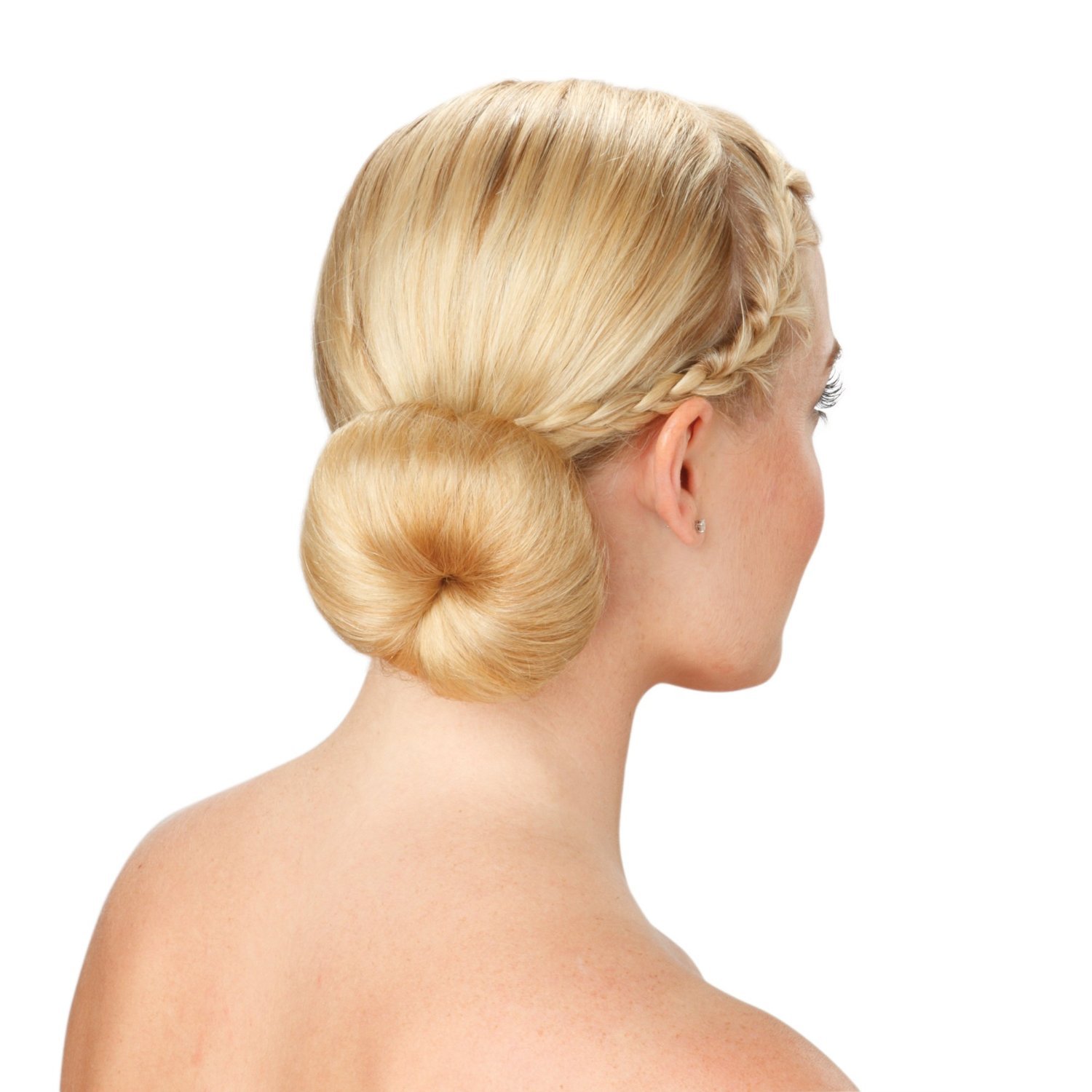 Magic Twist Ring Former & Doughnut Chignon Maker Set - 2 Piece Hair Styling Tools for Small & Large Buns (Blonde) | Perfect for Updos, Weddings & Everyday Hairstyles