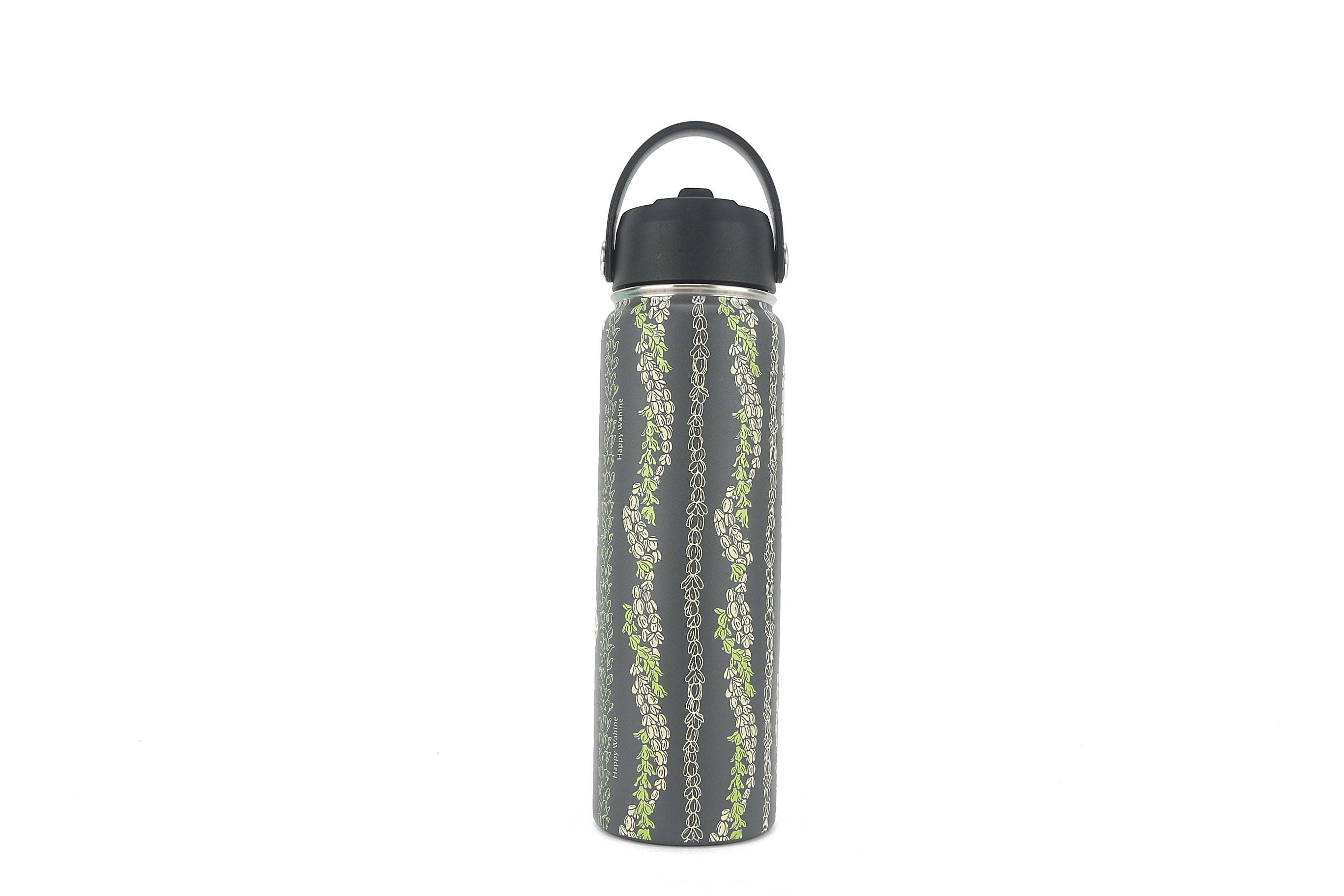 Pakalana Grey 24oz Insulated Water Bottle - Keeps Drinks Cold for 24 Hours & Hot for 12 Hours - Perfect for Hiking, Gym, Work & Outdoor Adventures