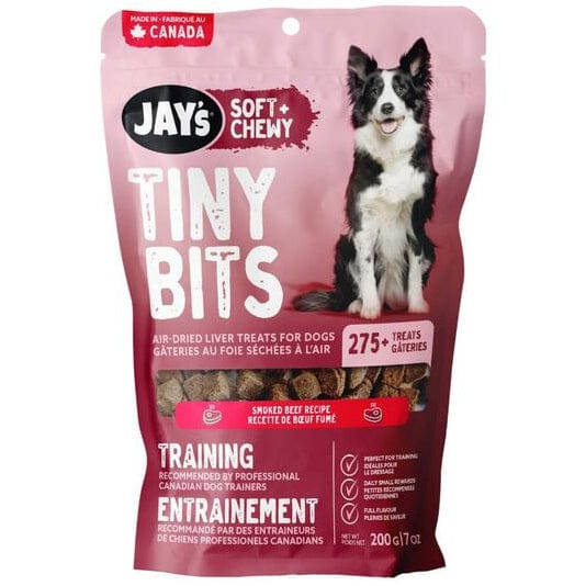 Jay's Soft & Chewy Tiny Bits Training Treats - Smoked Beef Flavor Dog Snacks for Small Breeds | Perfect for Obedience Training & Positive Reinforcement