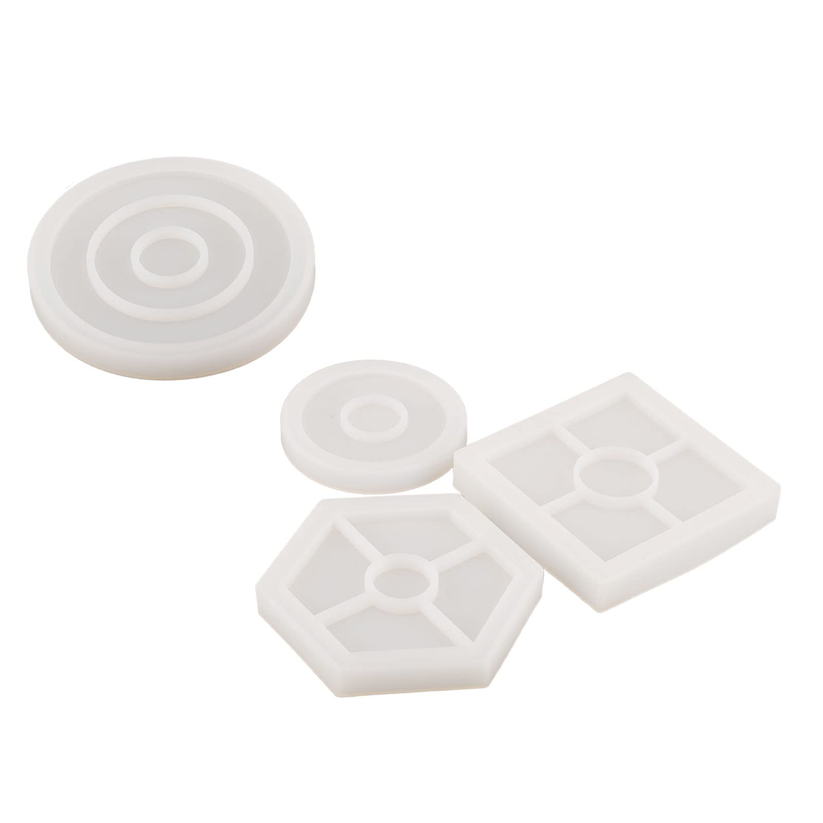 Premium Epoxy Resin Molds Set - 8-Piece Silicone Coaster & Bowl Mat Molds for DIY Craft Projects - Perfect for Home Decor, Wedding Favors, and Gift Making