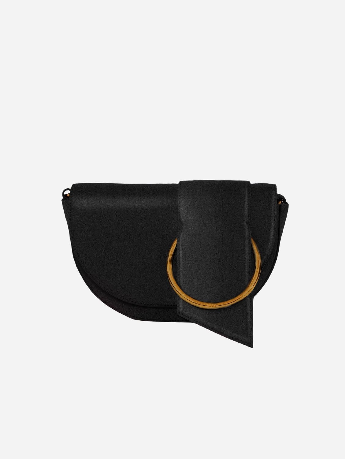 Luna Vegan Leather Shoulder Bag for Women - Stylish & Eco-Friendly Apple Leather Handbag in Black | Perfect for Work, Travel & Everyday Use