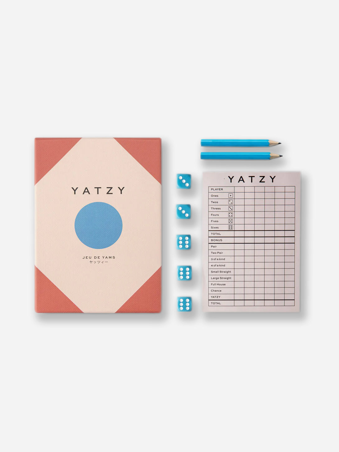 Play Yatzy Dice Game Set - Mtp2433D Printworks Edition | Fun Family Board Game for Parties, Travel & Game Nights