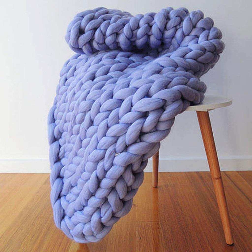 Premium Non-Mulesed Chunky Wool Yarn - Ultra Thick Hand Knitting Yarn for Giant Chunky Knit Blankets & Throws - Perfect for Arm Knitting, DIY Home Decor, and Cozy Winter Projects