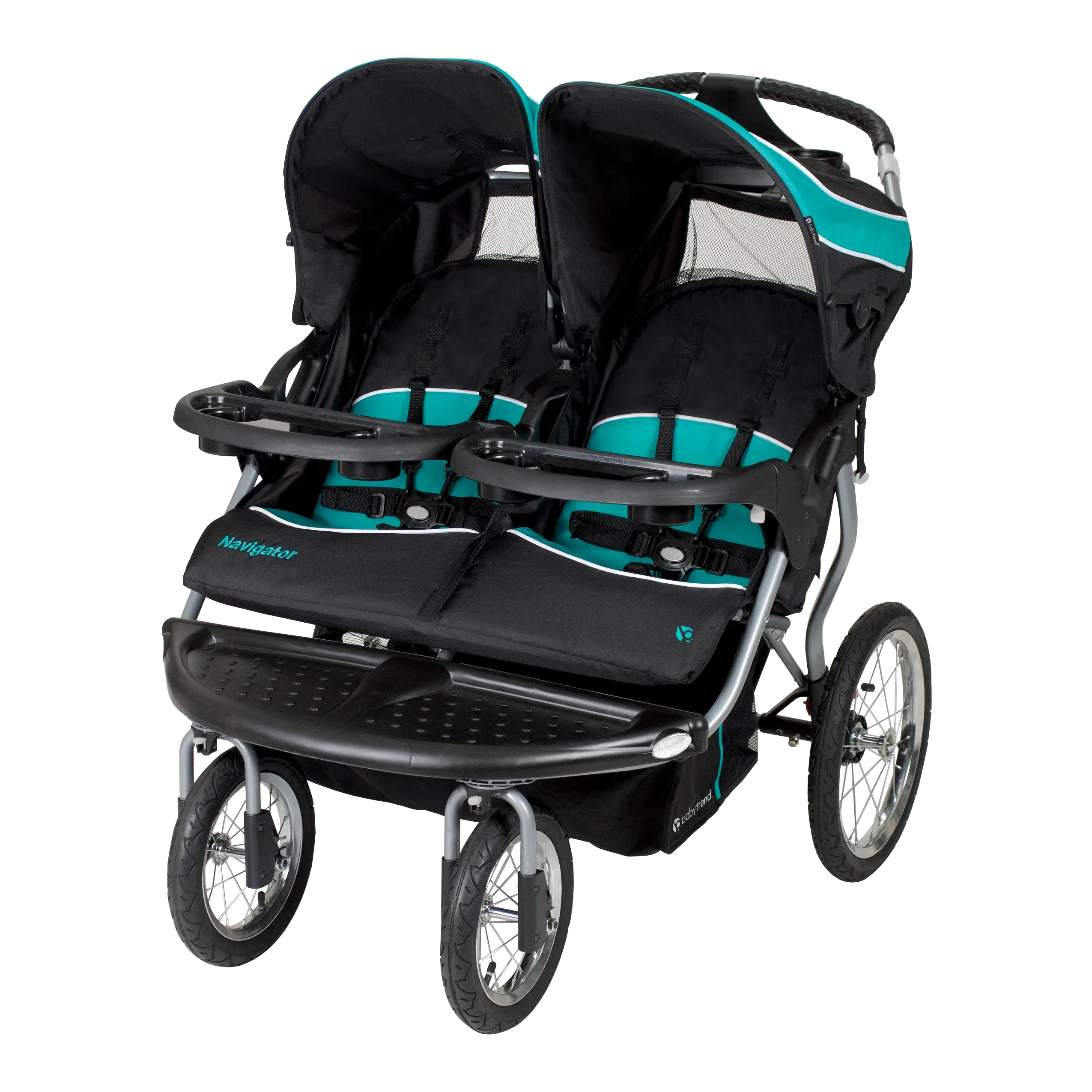 Navigator® Double Jogger Stroller - Lightweight All-Terrain Baby Jogging Stroller for Twins or Two Kids | Perfect for Running, Hiking & Outdoor Adventures