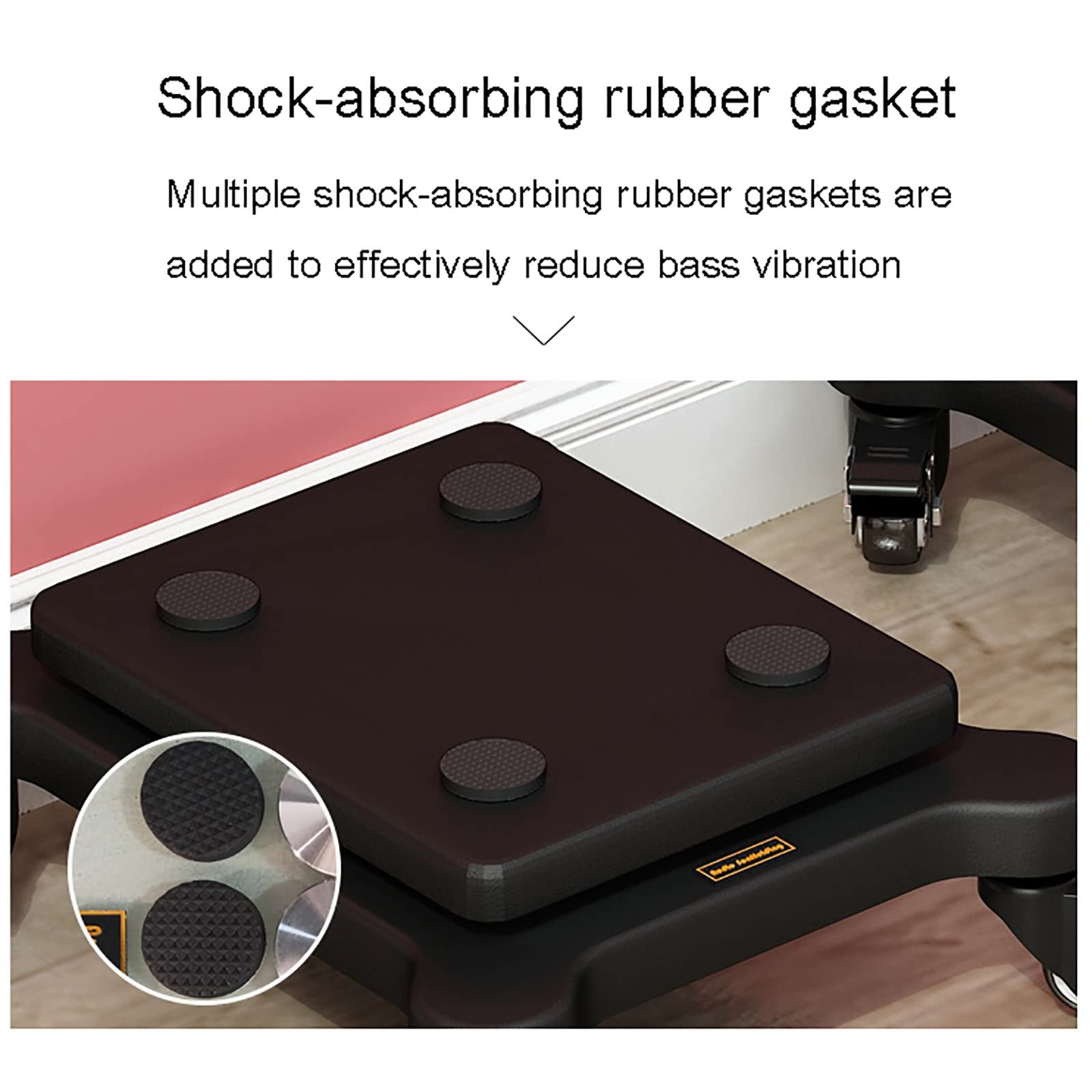 Premium Speaker Stands for Bookshelf & Desktop - 35x40cm HiFi Home Theater & Satellite Speaker Stands with Anti-Skid Rubber Pads & Pure Copper Feet - Perfect for Home Cinema, Gaming & Music Listening