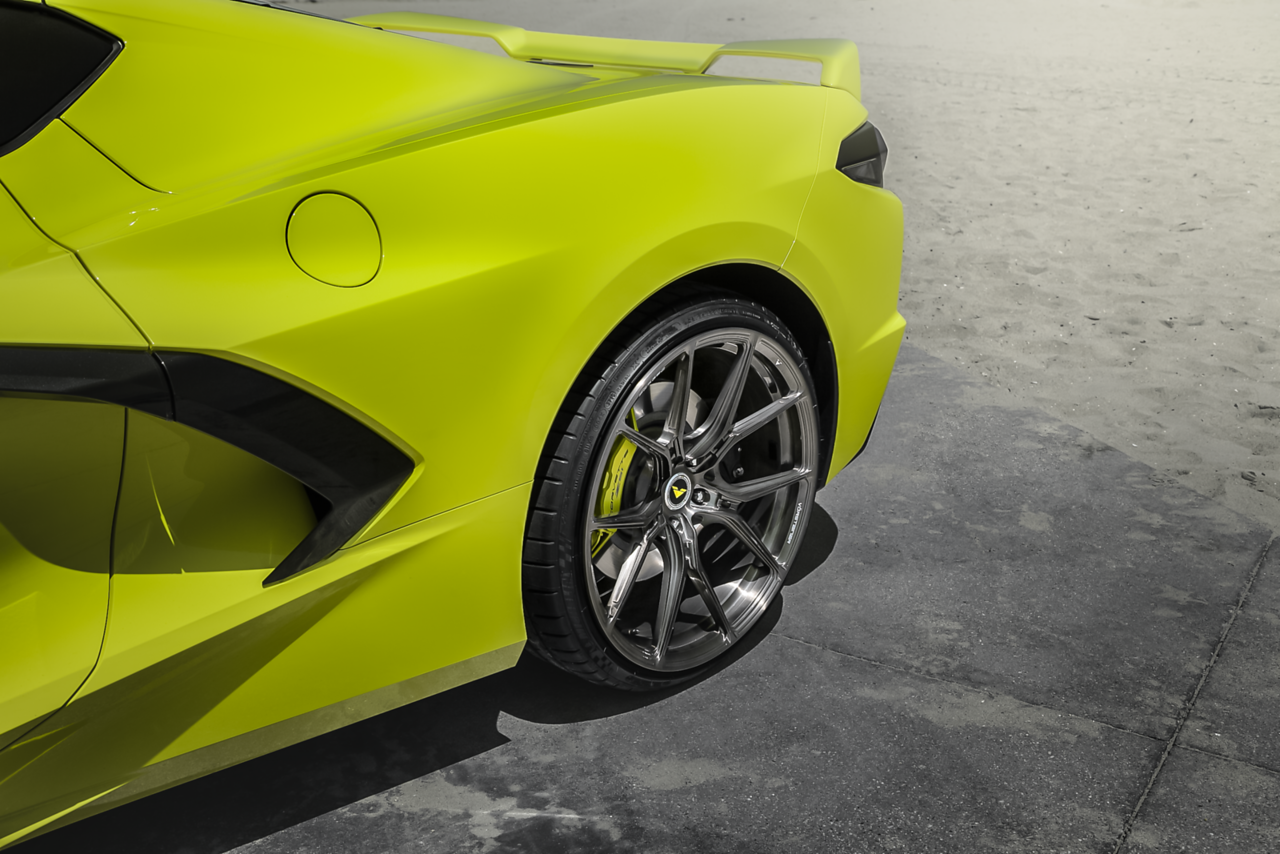 2021 Corvette C8 VPX 101 Liquid Smoke Headlight Tint Vinyl Wrap Kit - Premium Automotive Styling Upgrade for Night Driving & Car Shows