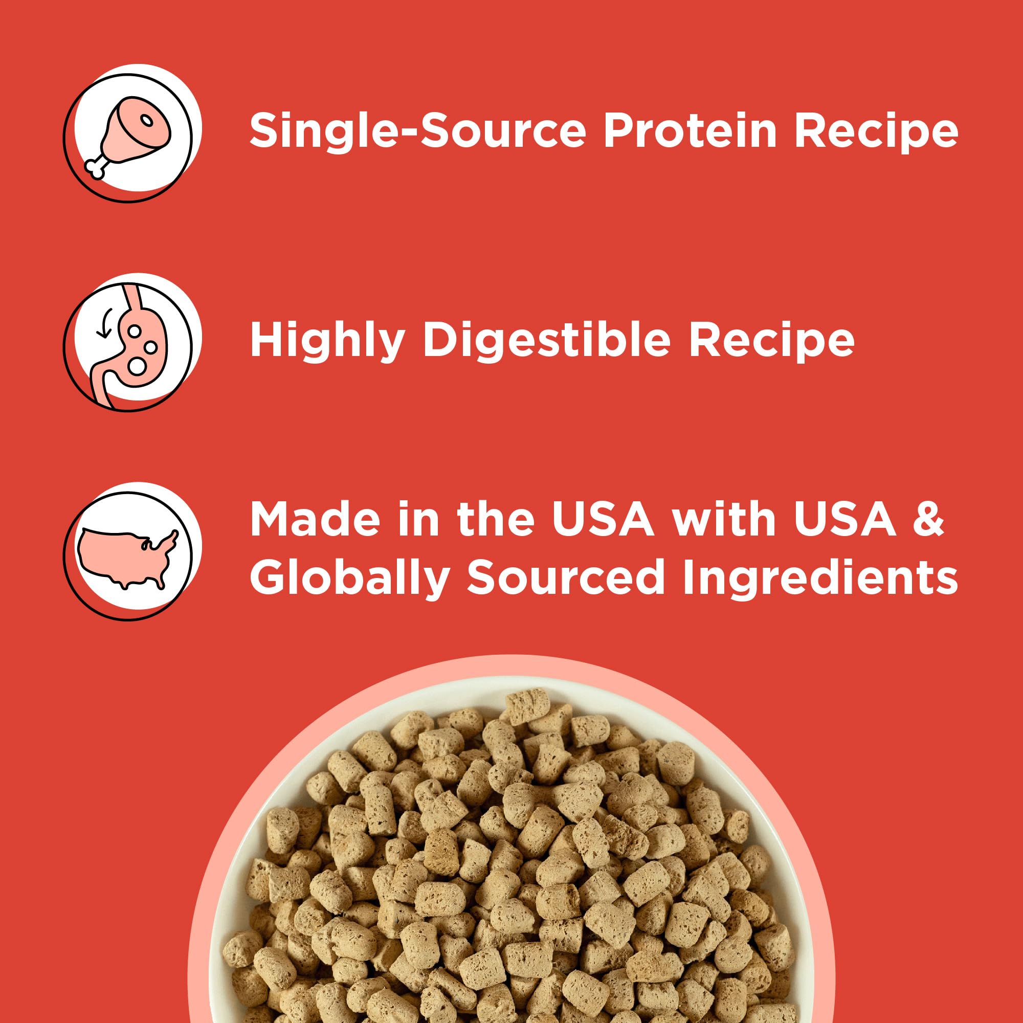BIXBI Rawbble Freeze Dried Cat Food - Beef Recipe 10oz | 97% Meat & Organs | Grain-Free Raw Cat Food | USA Made in Small Batches | Perfect for Meals, Treats or Food Toppers | Ideal for Indoor Cats, Senior Cats & Picky Eaters