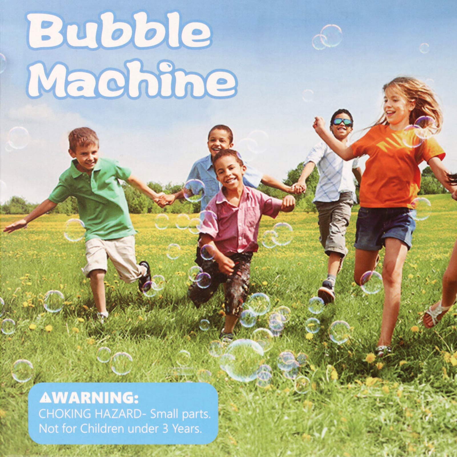 Automatic Bubble Blower Machine - 2 Speed Portable Bubble Maker for Kids Parties, Weddings, Birthdays, Outdoor & Indoor Events (Black) | Perfect for Backyard Fun, Park Playdates, and Festive Celebrations