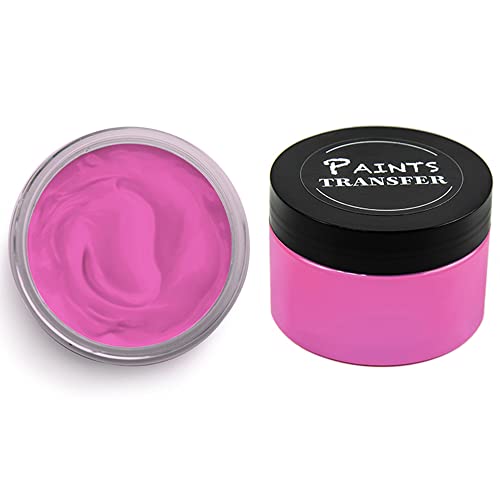 Chalk Paste Paint Ink for Stencils - Fuscia Pink Transfer Paint for DIY Crafts, Home Decor & Sign Making | Perfect for Wood, Glass & Fabric Projects