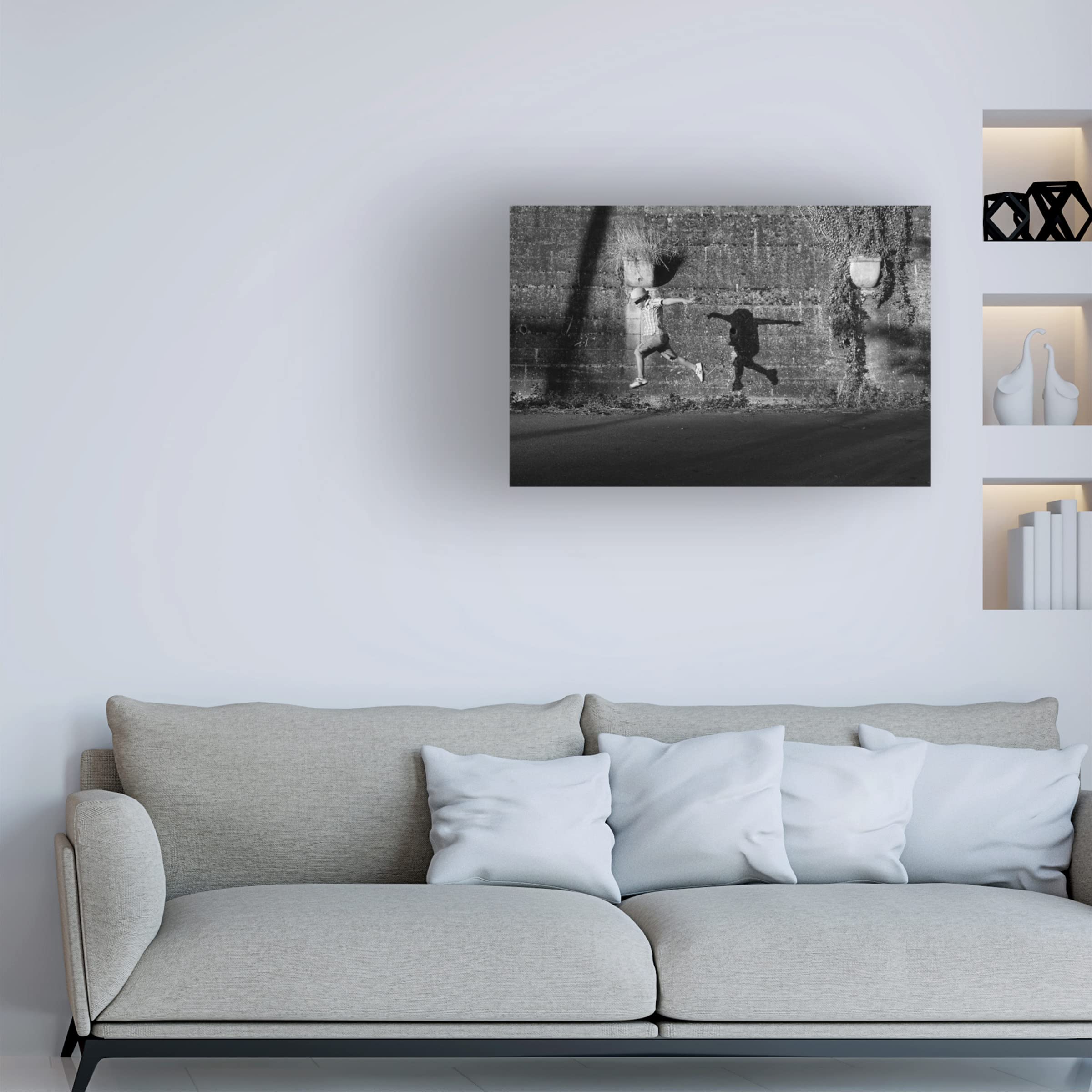 Trademark Fine Art 'New Generation' Canvas Painting by Carlo Ferrara - Modern Abstract Wall Art for Living Room, Bedroom & Office Decor
