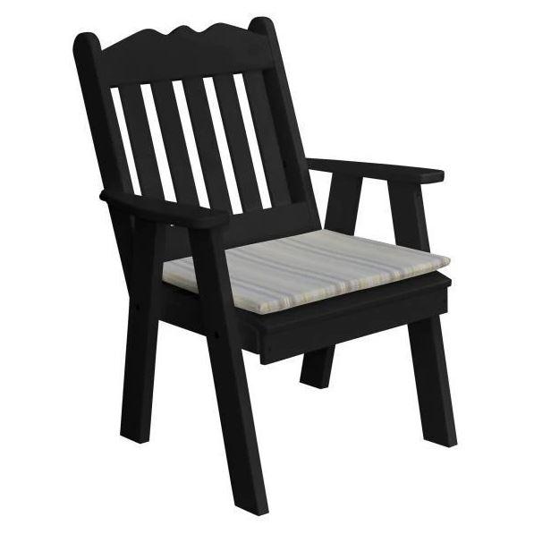 Royal English Style Polyester Upholstered Chair - Elegant Home & Office Seating for Living Room, Dining Room, or Study