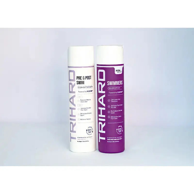Swimmer Hair Care Combo Set - Chlorine Removal Shampoo & Conditioner for Swimmers - Post Swim Hair Repair Treatment - Perfect for Pool, Beach & Water Sports Enthusiasts
