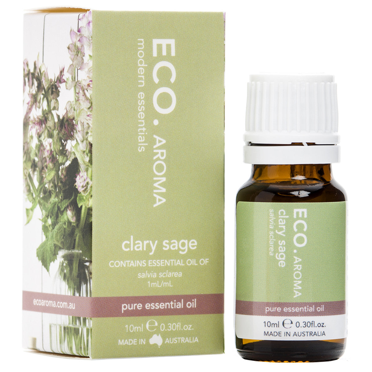 Pure Clary Sage Essential Oil 10ml - 100% Natural Therapeutic Grade for Aromatherapy, Relaxation & Skin Care | Perfect for Diffusers, Massage & DIY Beauty Products