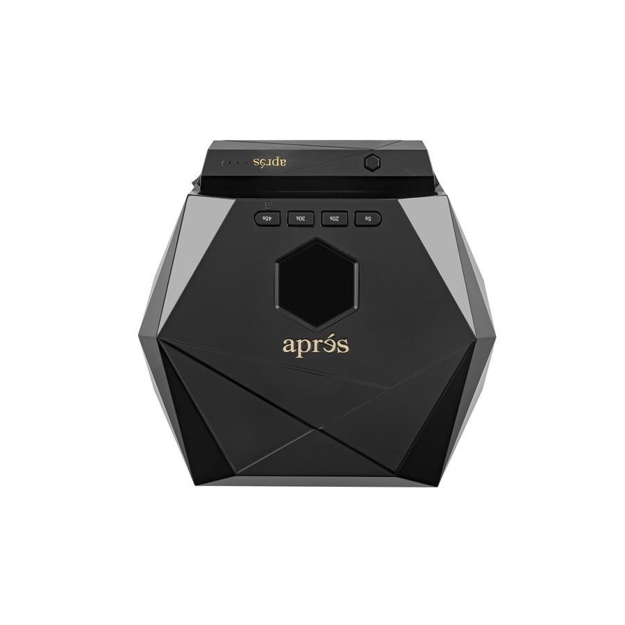 Apres Alpha 2-in-1 LED Nail Lamp for Gel Polish - Professional UV/LED Nail Dryer with 48W Fast Curing, Black - Perfect for Home & Salon Manicures, Nail Art, and Gel Extensions