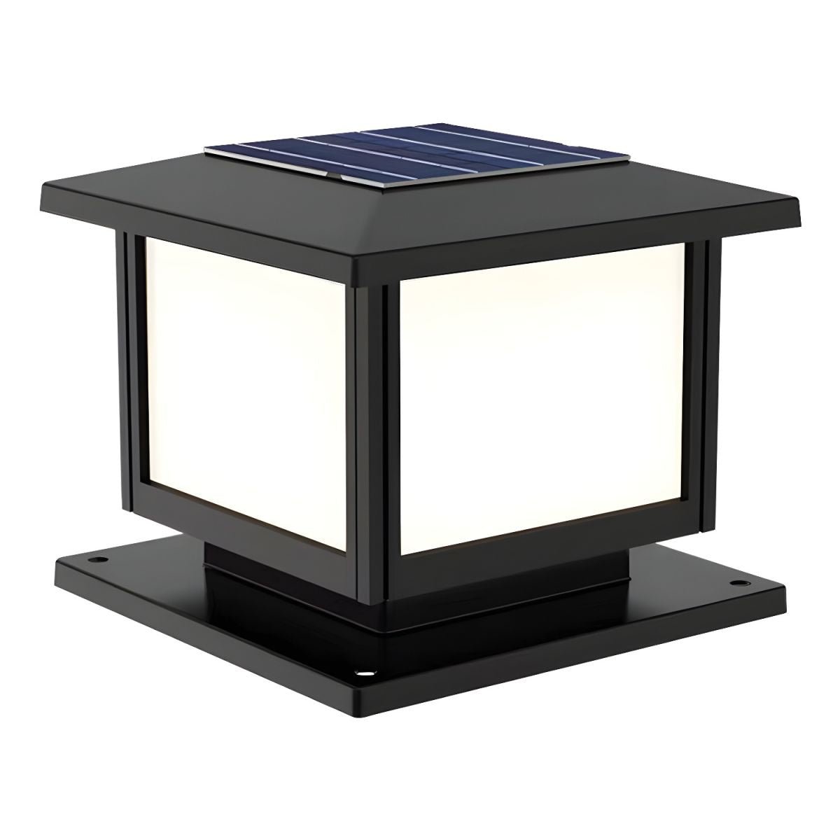 Cassian Solar Post Outdoor Light - Waterproof LED Solar Lights for Garden, Pathway, Driveway, Yard & Patio - Energy Efficient Solar Powered Landscape Lighting for Home & Commercial Use