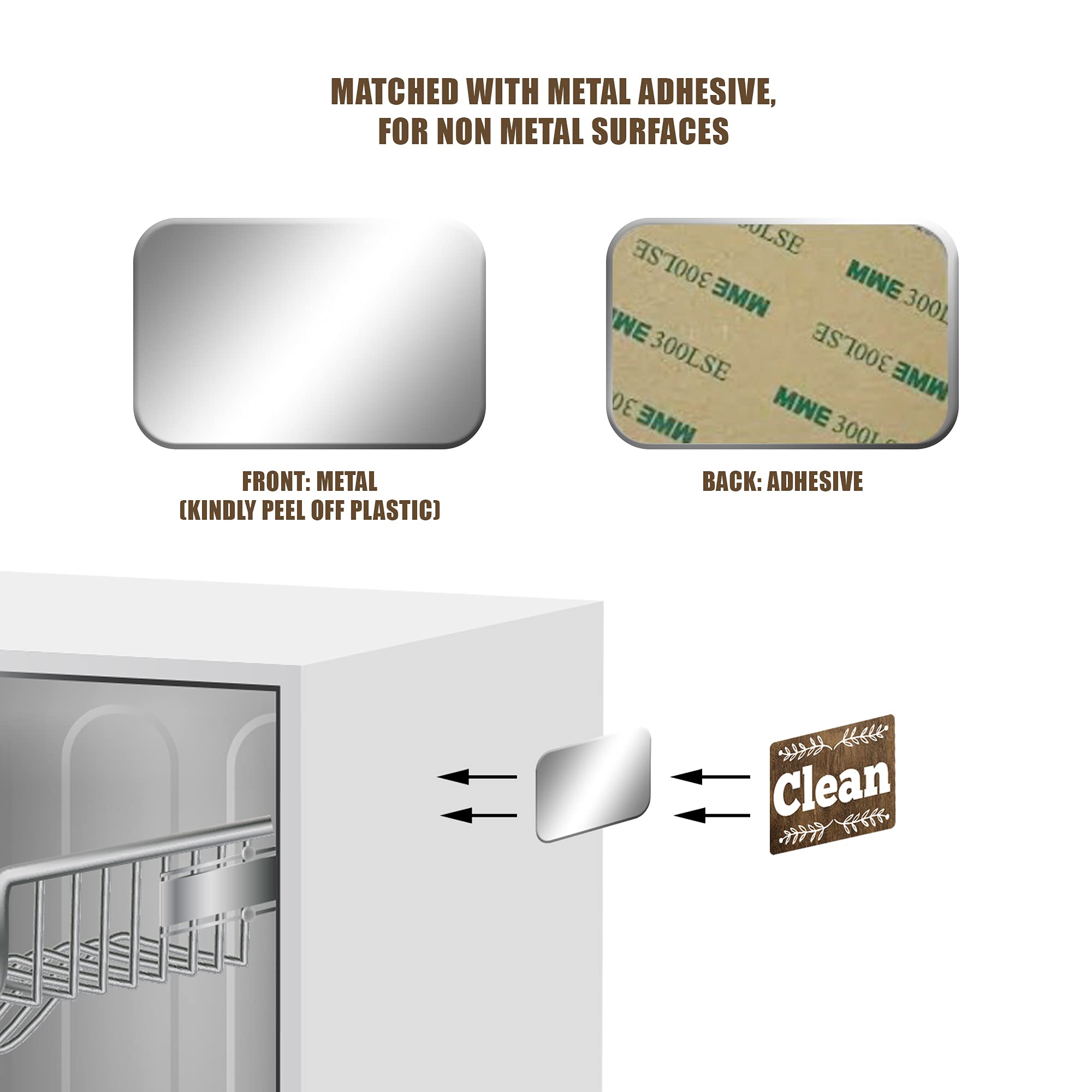 Performore Clean Dirty Magnet for Dishwasher - 3.5