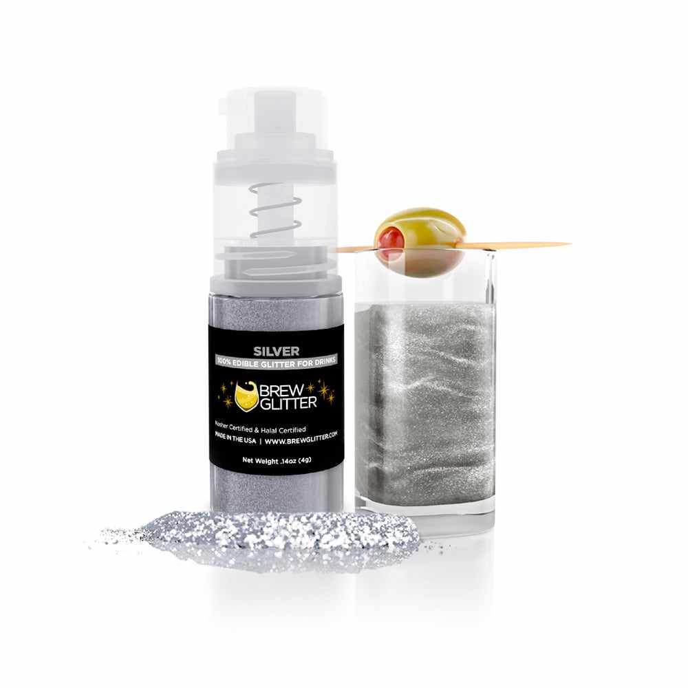 St. Patrick's Day Drink Glitter Kit - Rainbow & Clover Edible Decorations for Festive Beverages & Party Drinks