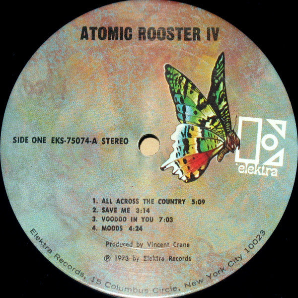 Atomic Rooster IV LP Vinyl Record Album (San Francisco Pressing, VG Condition) – Perfect for Vintage Music Collectors and Classic Rock Enthusiasts