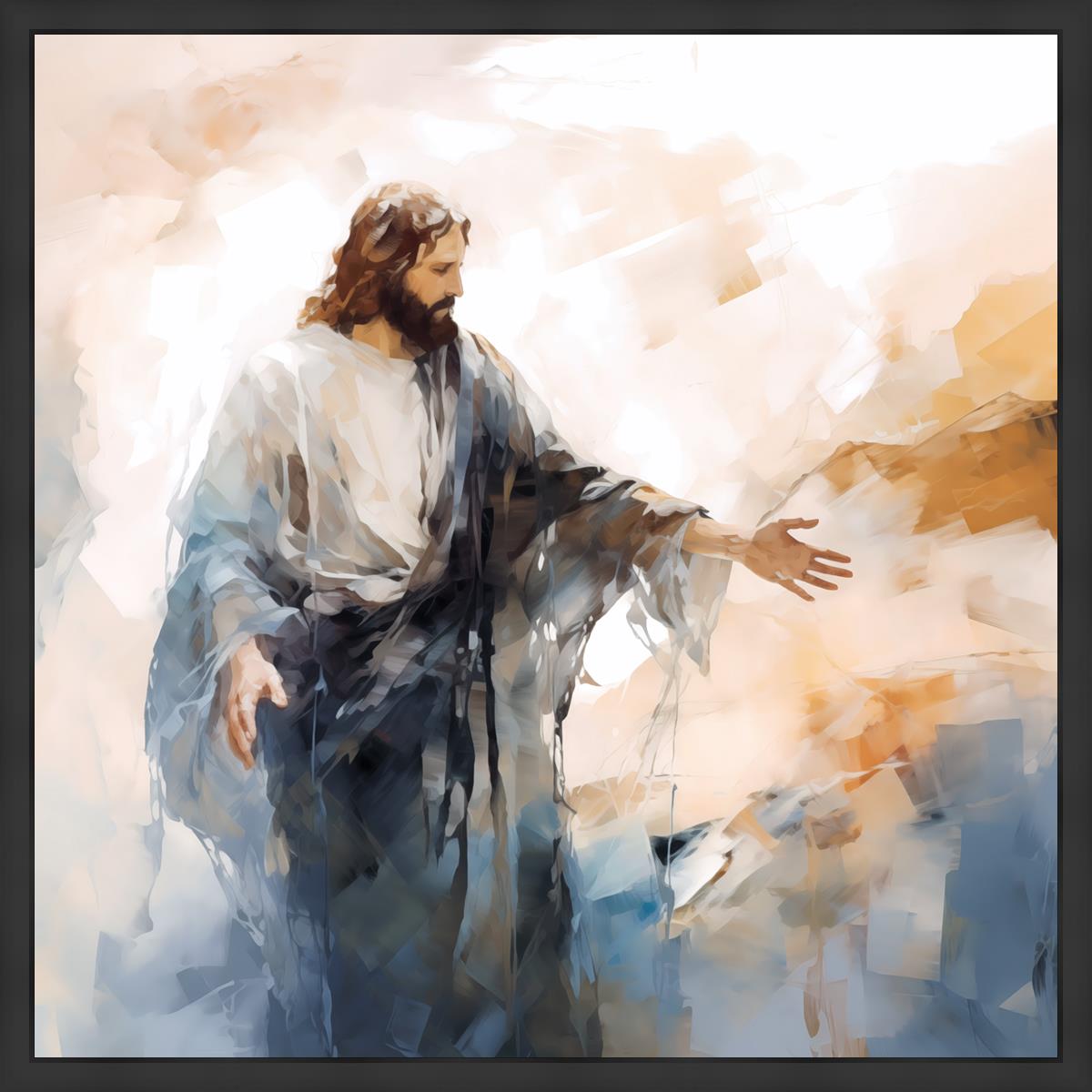 Come Unto Me Large Wall Art - Inspirational Christian Home Decor for Living Room, Bedroom & Office - Perfect for Gifts & Spiritual Spaces