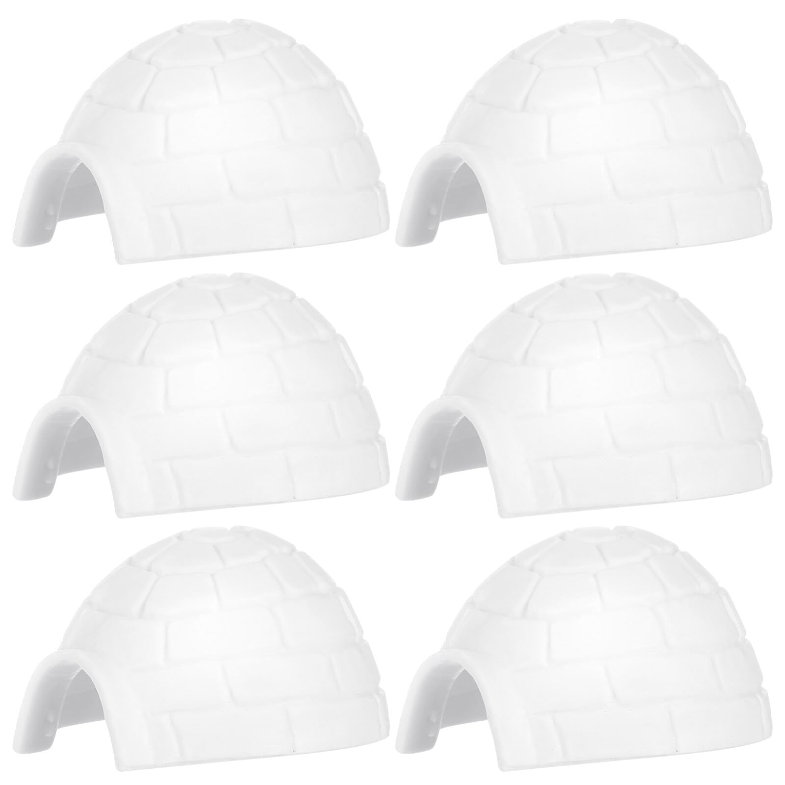 12PCS Mini Igloo Toy Set - Realistic Polar Animal Figures with Igloo House - Arctic Playset for Kids Boys & Girls - Perfect for Winter Themed Play, Educational Learning & Christmas Decorations