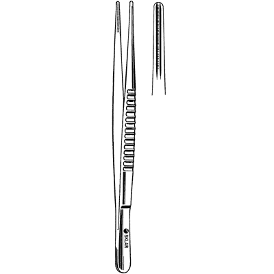 DeBakey Atraumatic Tissue Forceps 6 1/4
