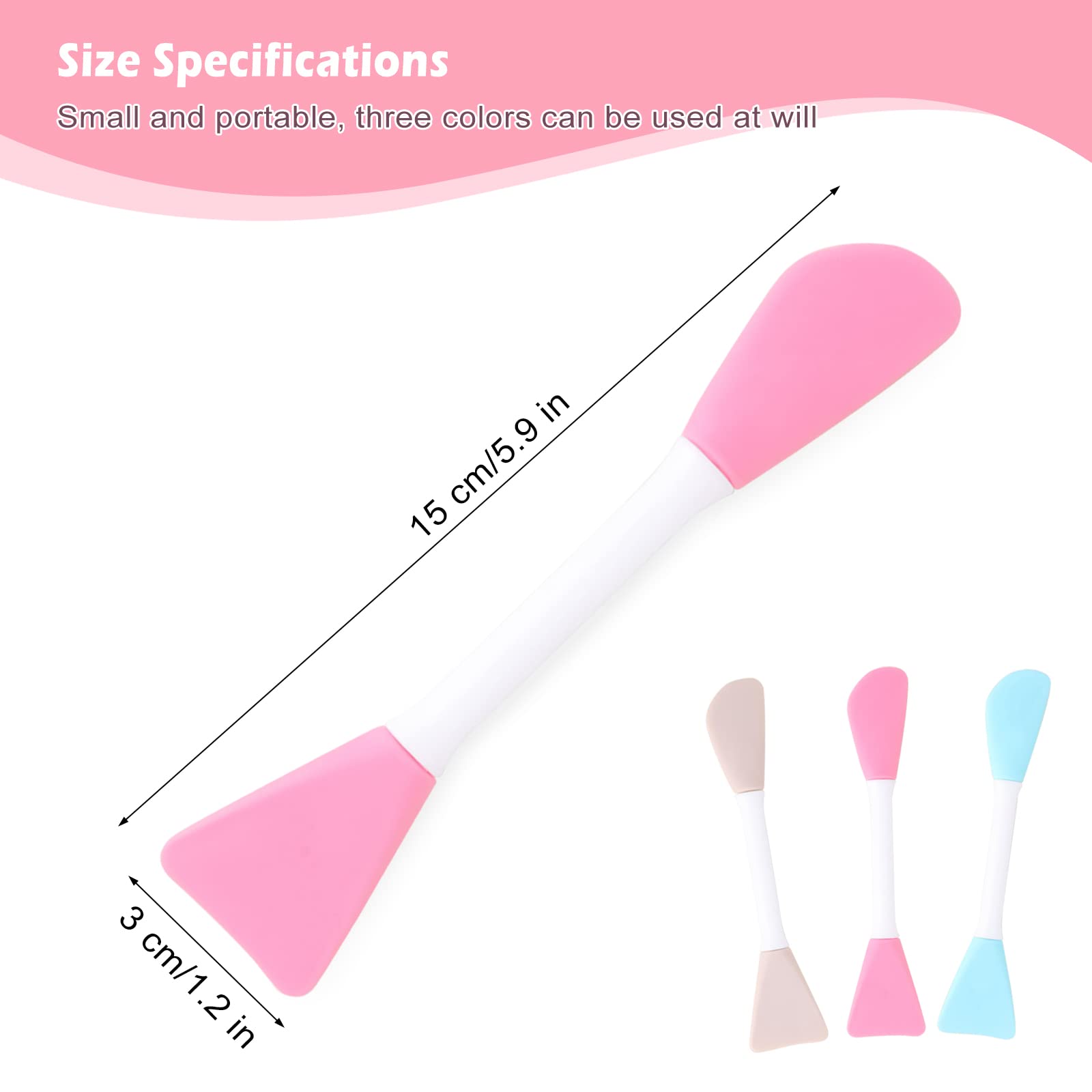 Premium Silicone Face Mask Brush - 12 Pack for Flawless Mud Mask, DIY Skincare, Body Lotion & Makeup Application | Gentle Facial Applicator Tool for Spa, Home Beauty Routine & Professional Use