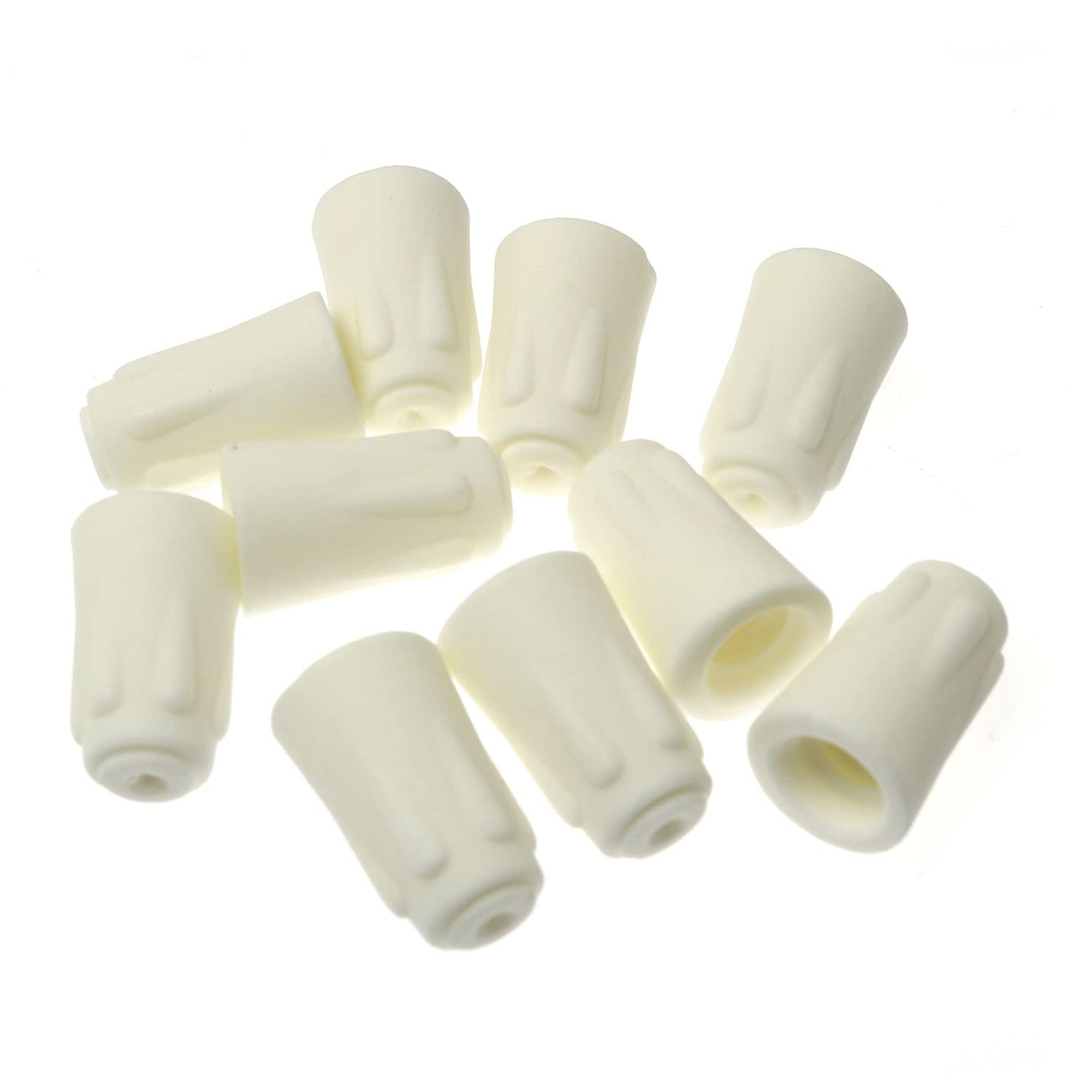 10Pcs Ceramic Wire Connectors - Medium Size 22-10 AWG, 600V High Heat Resistant Twist Caps for Electrical Wiring - Perfect for Home DIY, Industrial Electrical Projects and High Temperature Applications