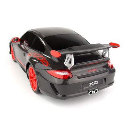 PowerTRC Official Porsche 911 GT3 RS 1:24 Scale Remote Control Car - High Speed RC Sports Car for Kids & Adults (Ages 6-12) - Birthday Gift, Collectible Toy - Perfect for Indoor Racing, Backyard Play & Car Enthusiasts (Black)