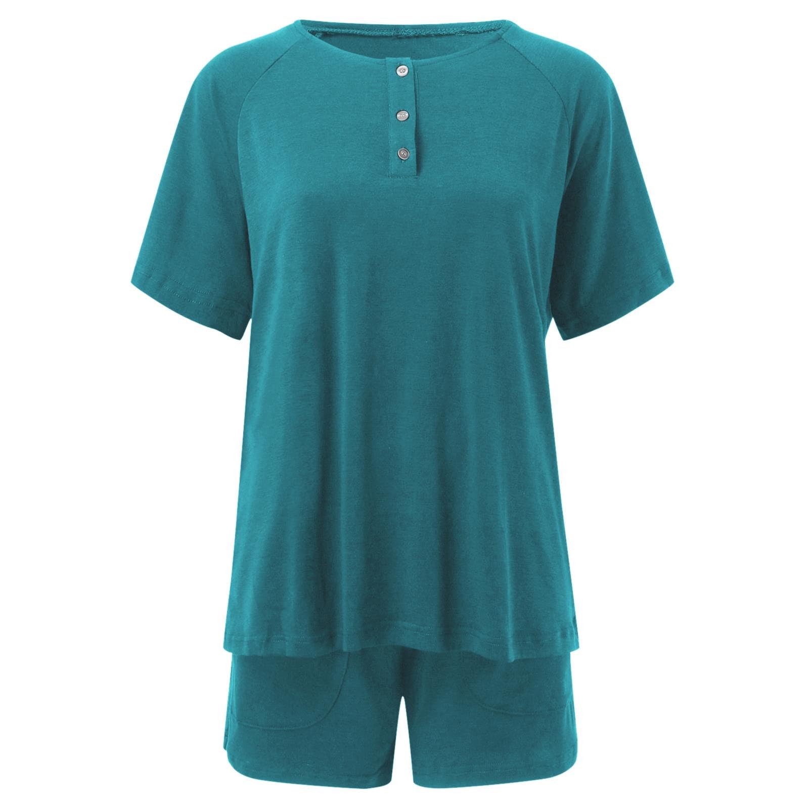 LCMTWX Women's Oversized Gym Shirts & Flared Leggings 2-Piece Set - 65% Polyester 35% Cotton Workout Outfit for Yoga, Running & Boxing | Sexy Comfortable Athletic Wear for Women in Green