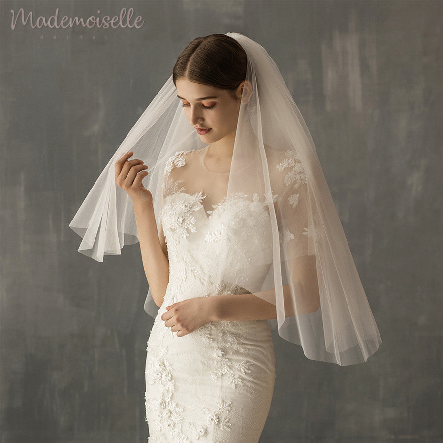 Chevonne Veil - Elegant Wedding Veil for Brides | Perfect for Church Ceremonies, Outdoor Weddings & Bridal Photography