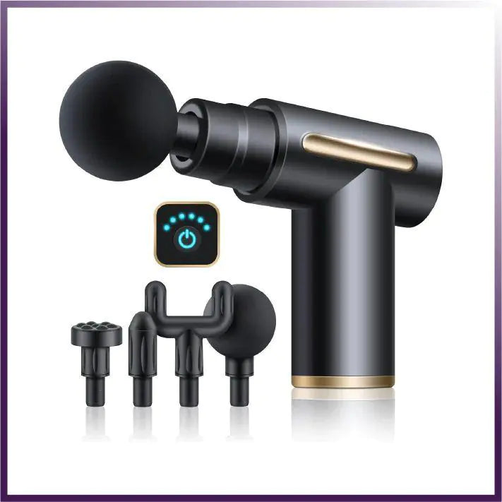 Deep Tissue Percussion Massage Gun for Athletes - Muscle Pain Relief & Recovery | Portable Massager for Post-Workout, Sports Injury & Muscle Relaxation
