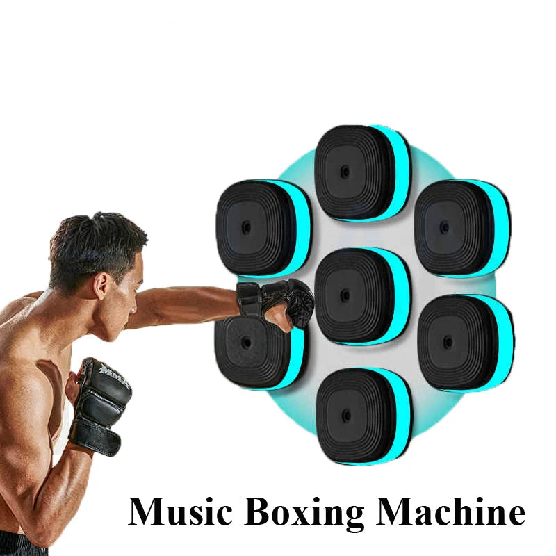 Smart Split-Type Music Boxing Machine with 8 Adjustable Targets - Boxing Training & Stress Relief for Kids & Adults - Perfect for Home Gym, Fitness & Family Fun