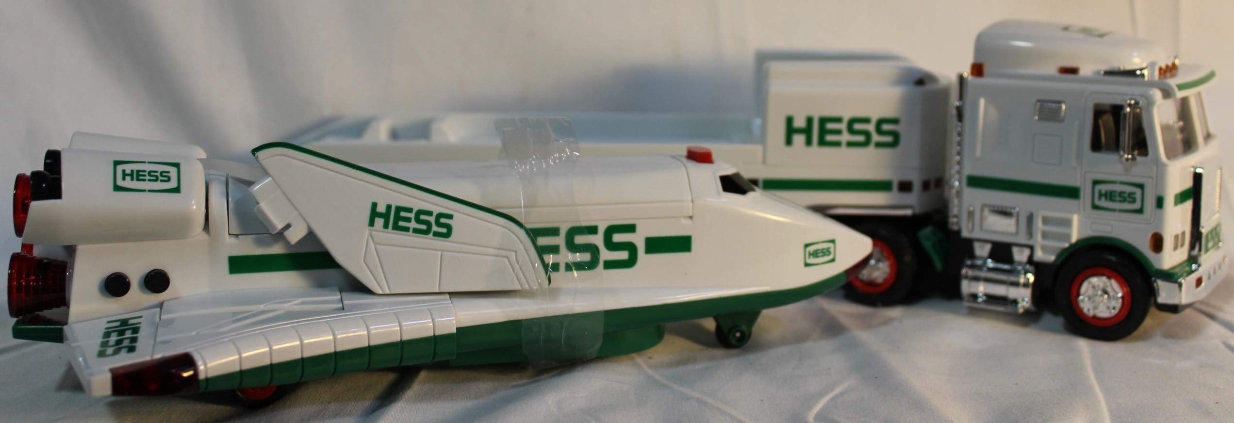 Hess 1999 Truck and Space Shuttle with Satellite - Vintage Collectible Toy for Kids & Adults - Perfect for Playtime, Display, and Holiday Gifts