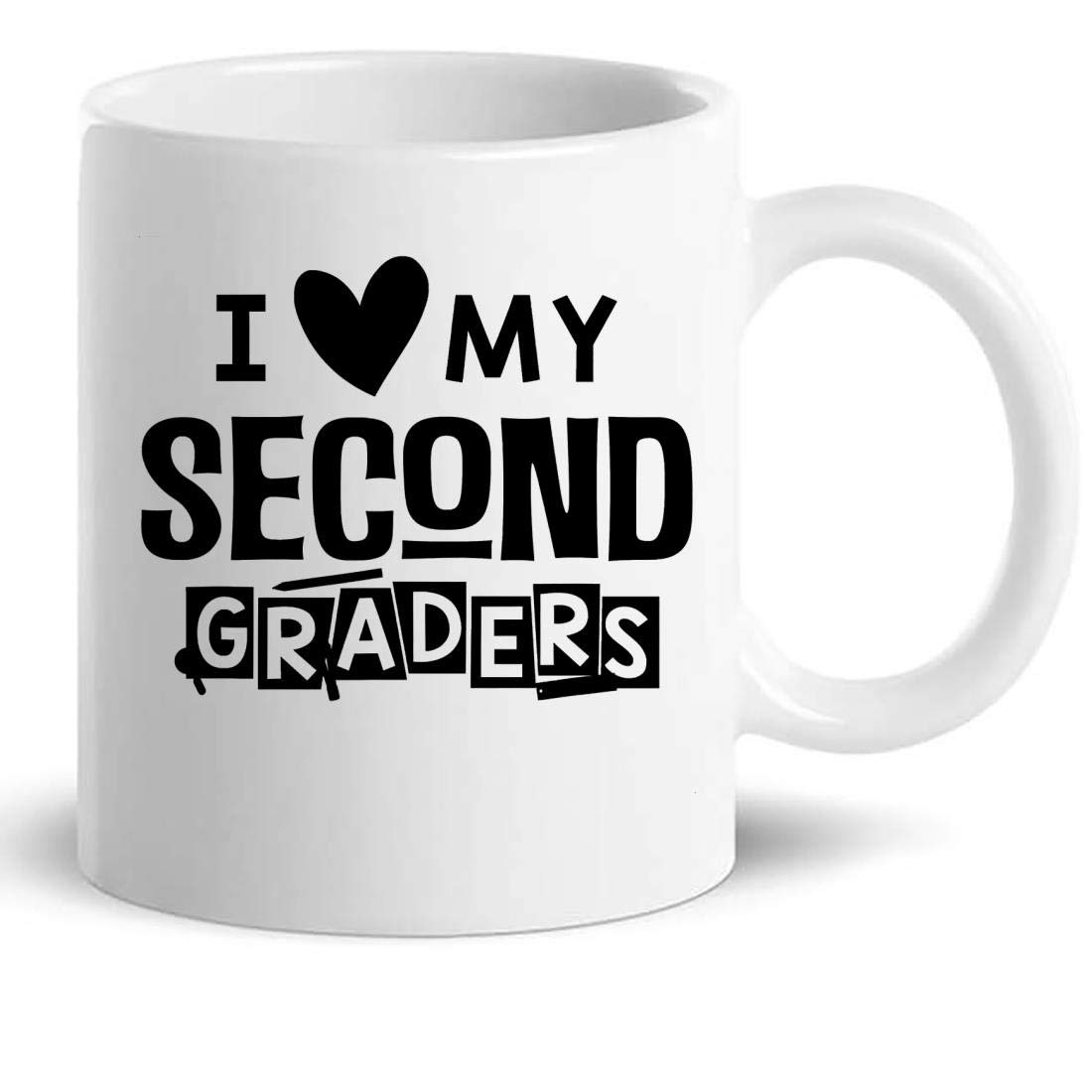 2nd Grade Teacher 11oz Ceramic Coffee Mug - Cute Gift for Elementary School Teachers, College Professors - Perfect for Classroom Use, Teacher Appreciation Gifts & Back to School