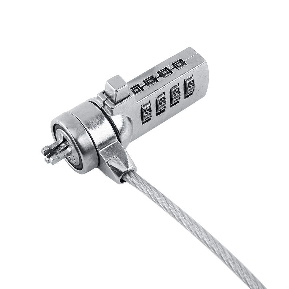 Diydeg 4-Digit Password Laptop Security Lock Cable - Anti-Theft Laptop Lock for Notebooks & Desktops | Secure Your Device in Offices, Libraries & Coffee Shops