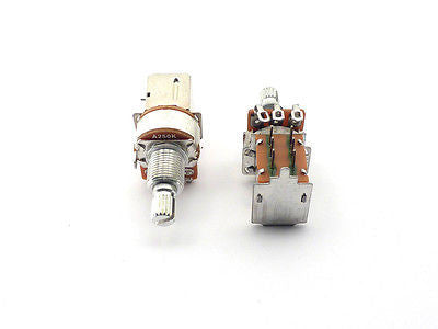 Fender Original 250K Push/Pull Potentiometer with Split Shaft - 099-2257-000 Replacement Guitar Pot for Volume & Tone Control - Perfect for DIY Guitar Upgrades and Amp Modifications