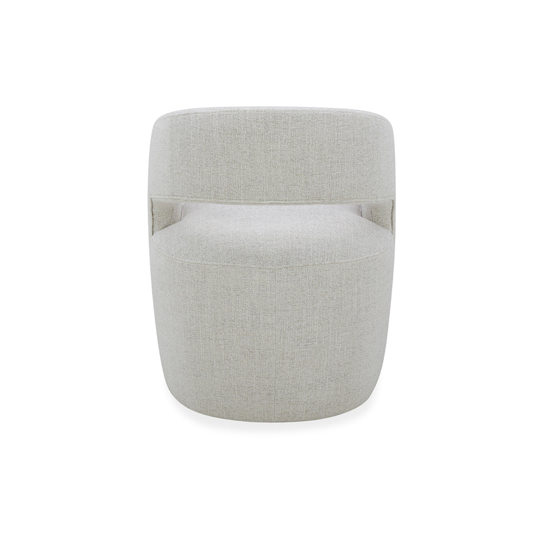 Nathan Upholstered Dining Chair - Modern Comfortable Kitchen Chairs with Padded Seat & Sturdy Wooden Legs - Perfect for Dining Room, Breakfast Nook, and Home Office