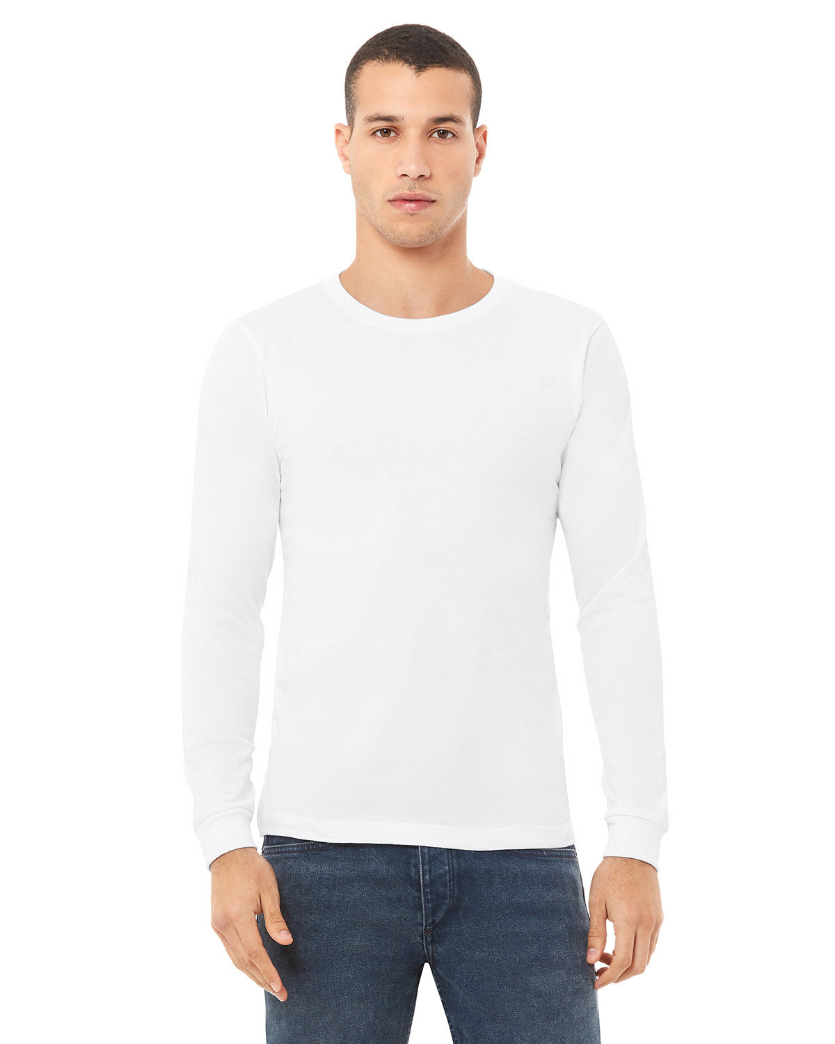 Bella + Canvas 3501 Unisex Jersey Long Sleeve T-Shirt - Soft Cotton Crewneck Tee for Men & Women - Perfect for Casual Wear, Layering & Everyday Comfort