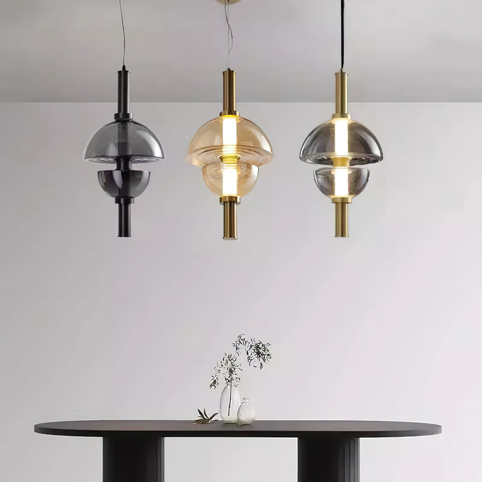 Aurora Luminosity Pendant Lamp - Modern Nordic Style LED Hanging Light for Bedroom, Living Room, Dining Room & Kitchen Decor