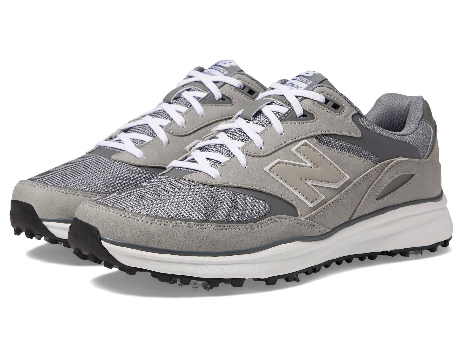 New Balance Men's Heritage Golf Shoes - Lightweight Comfort & Style for Walking & Golfing on the Course